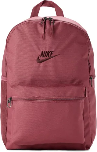 Vista 7 de Nike Adult Classics Heritage Mochila (25L, 23L o 6L) Hombres y Mujeres Negro/Negro/Blanco