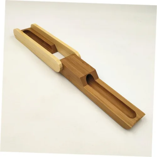 Vista 6 de NUOBESTY Estuche para bolígrafo, caja de lápices de una sola ranura para escritorio, organizador de papelería para oficina