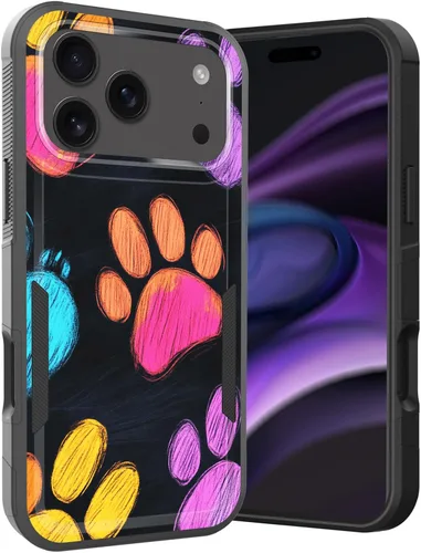 Vista 41 de Funda para iPhone Air, doble capa híbrida resistente resistente a prueba de golpes de policarbonato duro + funda protectora de silicona suave