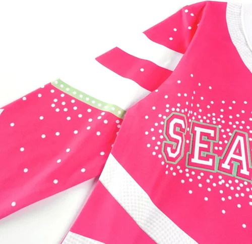 Vista 3 de Mukola Disfraz de animadora para niñas pequeñas uniforme de animadora zombi trajes de Halloween