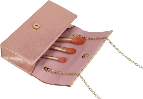Vista 5 de ZHANNI Bolso de noche para mujer, bolso de mano brillante para fiesta, bolso de boda, bolso de fiesta