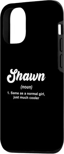Vista 2 de Funda Shawn con nombre personalizado para iPhone 14 con definición de nombre Shawn