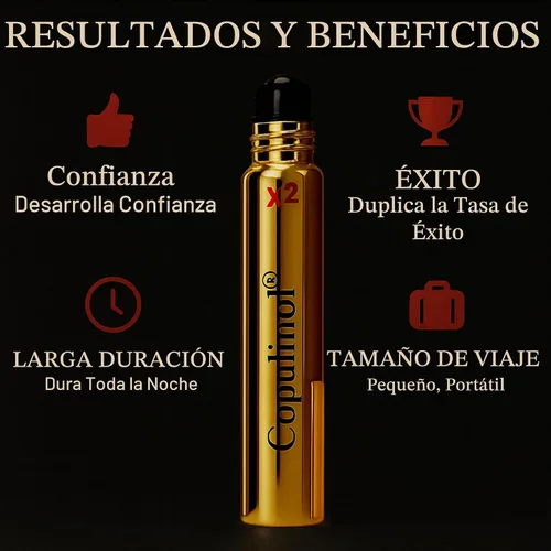 Vista 7 de Perfume de feromonas para mujer COPULINOL X2 Roll On Aceite Corporal 0.27