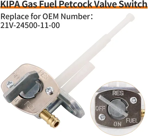 Vista 7 de KIPA Interruptor de válvula de gasolina para Yamaha Moto-4 YFM 200 225 250 350 660 450 XT 225 350 600 TTR 90 125 230 ARCTIC CAT 300 400 SUZUKI