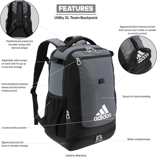 Vista 2 de adidas Mochila unisex Utility XL Team
