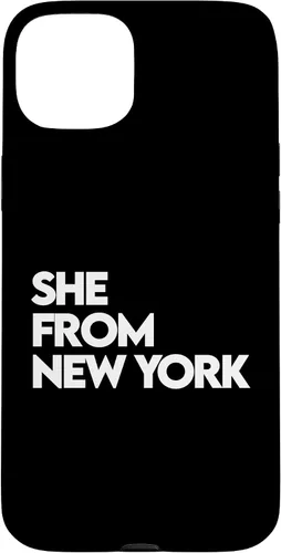 Vista 9 de She from New York Shirt, She's from NY NYC, Bronx, 713 832 Case for iPhone 17