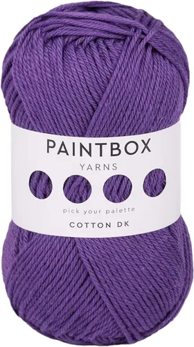 Vista 55 de Paintbox Yarns - Hilo 100% algodón DK, 1.76 onzas, 137 yardas, 410.1 ft #401 Papel blanco