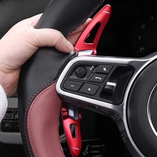 Vista 3 de SANRILY Para extensiones de palanca de cambios de paleta Porsche