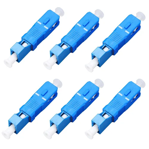 Vista 10 de FTTH Herramienta de equipo óptico LC hembra a SC macho brida híbrida monomodo 9/125 SM conector adaptador de fibra óptica para comunicación digital