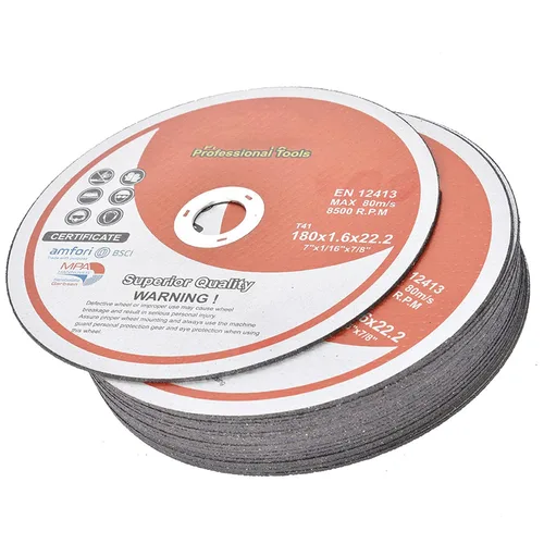Vista 12 de ALL-CARB Paquete de 25 ruedas de corte de metal y acero inoxidable de 4 pulgadas x 0.040 pulgadas x 5/8 pulgadas, disco de corte de metal fino apto