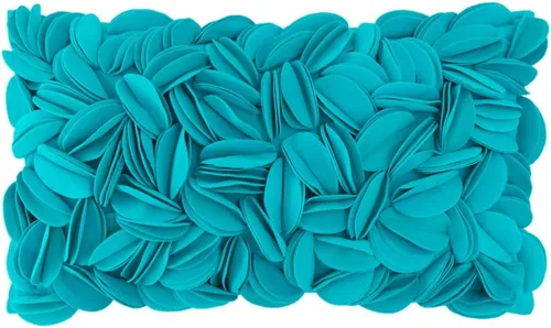 Vista 19 de KINGROSE Funda de Almohada Decorativa para el Hogar Hecha a Mano con Flores 3D Rectangular Cubierta de Cojín 12 x 20 Pulgadas para Cama Sala