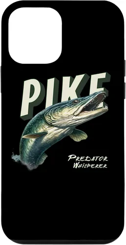 Vista 16 de iPhone 16 Northern Pike Whisperer Fishing Enthusiasts Angler Fishermen Case