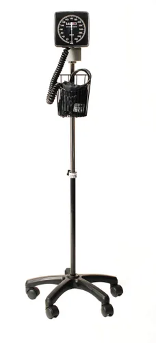 Vista 7 de Labtron Monitor de Presión Arterial Móvil con Soporte Rodante, Brazalete BP Grande para Adultos, Ajustable en Altura