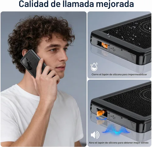 Vista 6 de ANTSHARE Funda impermeable IP68 para Samsung Galaxy S24 Ultra, compatible con MagSafe, protector de pantalla y lentes integrado, protección