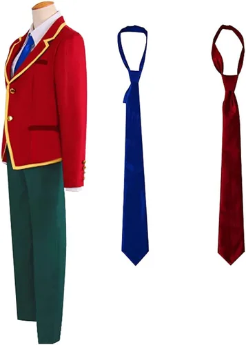 Vista 4 de Disfraz de anime de Ayanokouji Kiyotaka para cosplay de Aula de la Élite para Halloween y hombres