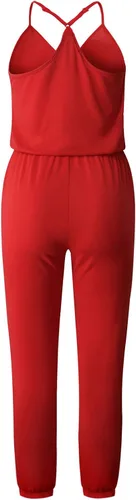 Vista 3 de Adibosy Enterizo de verano para mujer, sin mangas, overol casual, overol de una pieza para mujer