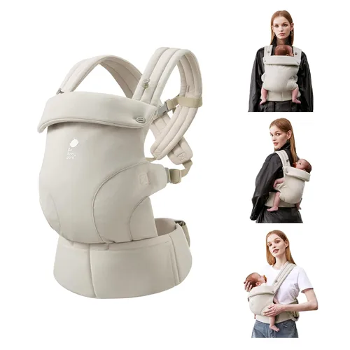 Vista 8 de Bc Babycare CocoonGo Portabebés – Portabebés CloudTouch Suave y Ergonómico para 7–44 libras Fácil de Usar, Ajuste Ajustable, Listo para Viajar