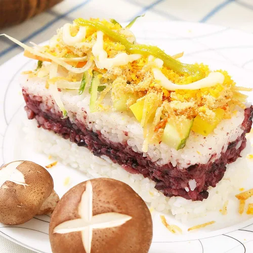 Vista 5 de AYCCNH Prensa antiadherente para hacer musubi, kit de fabricación de sushi sin BPA, molde para onigiri, prensa de almuerzo no tóxica, molde hawaiano