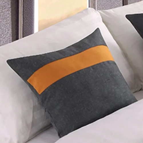 Vista 54 de Cojines con fundas de almohada a juego y núcleo de almohada de 17.7 x 17.7 in, paquete de 1, para decoración de cama, sala de estar, sofá Beige