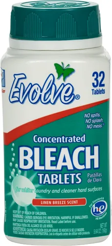 Vista 6 de Evolve Tableta de lejía concentrada 32 ct limón fresco (1 paquete)