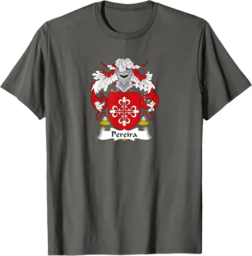 Vista 30 de Escudo de armas Pereira - Camiseta con escudo familiar, Negro