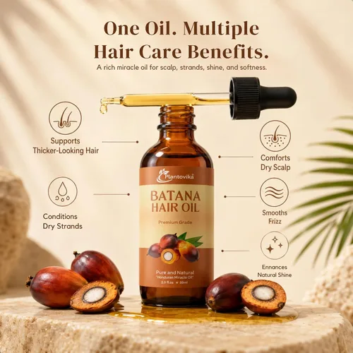 Vista 3 de Aceite de batana para el crecimiento del cabello, 100% puro hondureño prensado en frío crudo sin refinar para el cabello y tratamiento del cuero