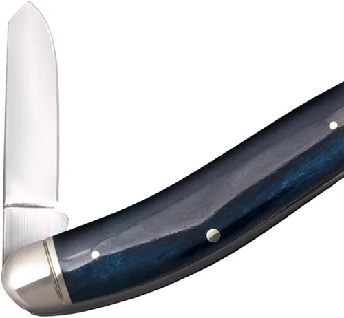 Vista 3 de COLD STEEL Gentlemen's Stockman Versatile Practical Durable Compact Pocket Folding Knife - 3 Blades; Bone Handle; Slip Joint Lock