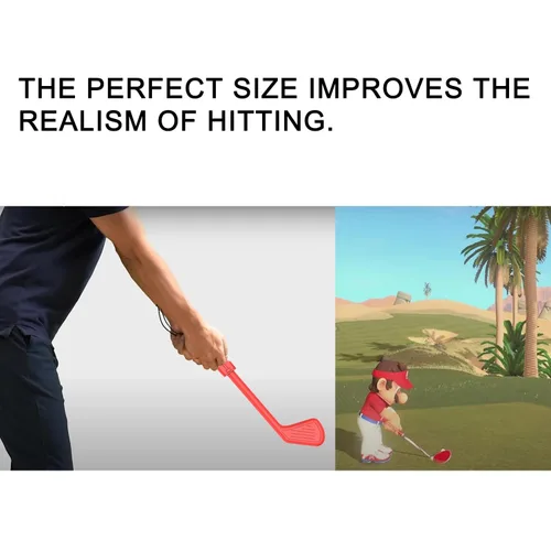 Vista 6 de Golf Clubs2 Pack SetCompatible with Mario Golf Super Rush , For Switch Game