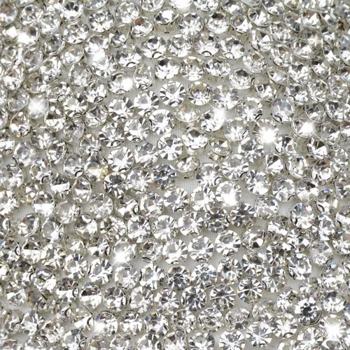 Vista 5 de ELLACCI Corsé de diamantes de imitación con strass de mujer, top corto con bustier y push up, sexy, punk, blanco