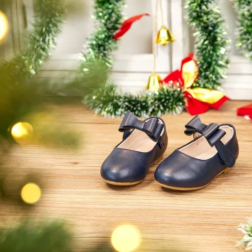 Vista 3 de Kiderence Zapatos de vestir para niñas pequeñas Mary Janes Ballet Flats