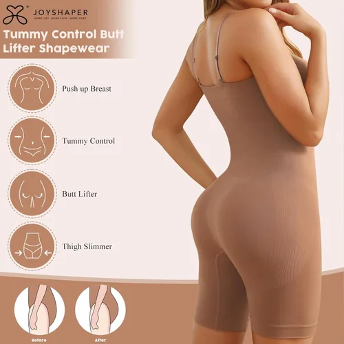 Vista 3 de JOYSHAPER Tummy Control Shapewear Bodysuit for Women Seamless Full Body Shaper Mid Thigh Compression Shapewear