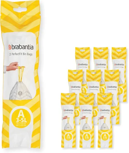 Vista 4 de Brabantia – Bolsas de basura, 0,7 Galón/3 litros, tamaño A – 311727.
