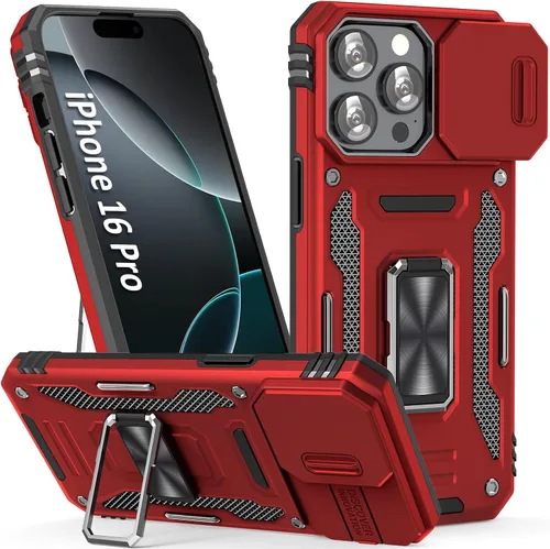 Vista 46 de Funda para iPhone 15 Pro, color verde alpino