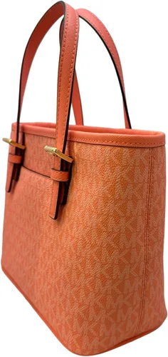 Vista 3 de Michael Kors XS Carry All Jet Set - Bolsa de viaje para mujer pomelo multi Pomelo
