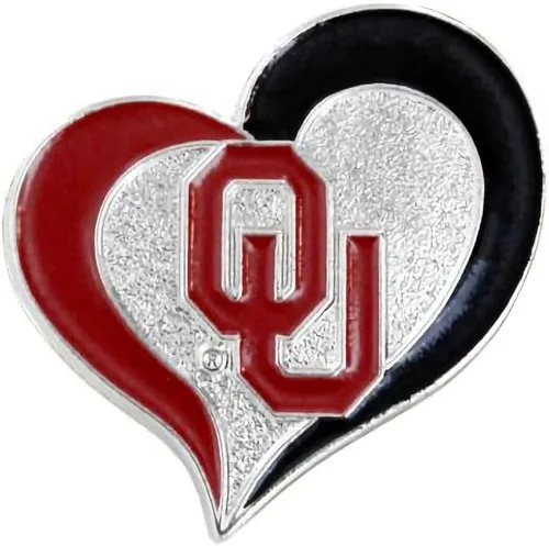 Vista 9 de aminco NCAA - Pin de corazón de remolino unisex