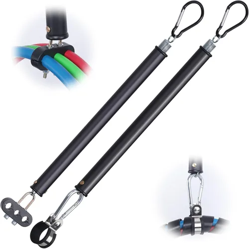 Vista 7 de Cheemuii Kit de Resorte Tensor Doble de 16" con Soporte para Manguera de Remolque, Resorte Tensor Resistente para Kit de Líneas de Aire de Camión