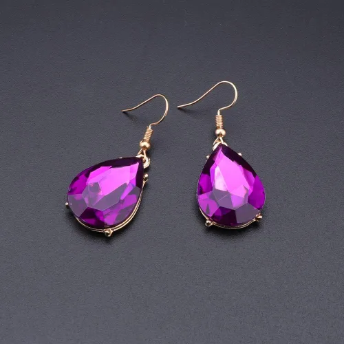 Vista 5 de Gargantilla de cristal para mujer de moda, collar de pendientes, collar bohemio