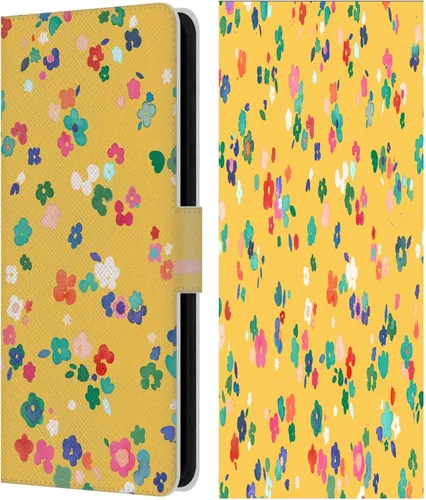 Vista 104 de Head Case Designs Officially Licensed Ninola Ditsy Flowers Yellow Nature Bold Leather Wallet Case Compatible with Samsung Galaxy A07 4G