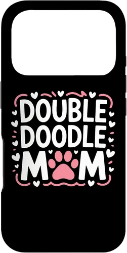 Vista 30 de Double Doodle Mom Doodle Dog Parent Family Canine Enthusiast Case for iPhone 16