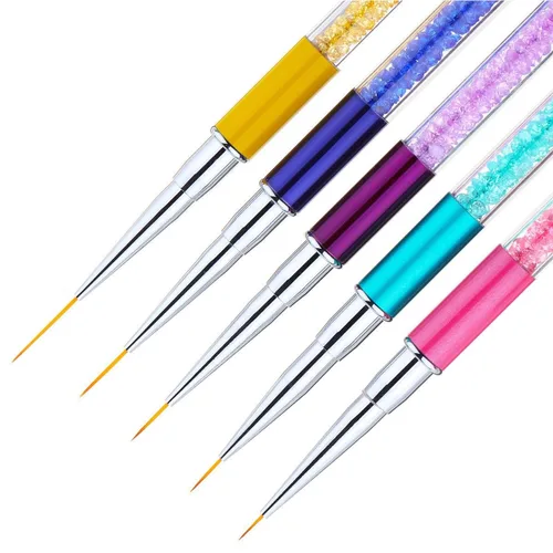 Vista 4 de Juego de pinceles de uñas acrílicas, delineador y pinceles acrílicos para 10pcs