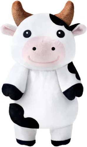 Vista 18 de Highland Cow Almohadillas térmicas para microondas para vientre, cuello y hombros, felpa calentable con calor húmedo, funda de felpa extraíble