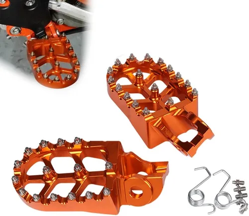 Vista 9 de Reposapiés para Moto de Motocross y Dirt Bike, Pedales para KTM SX SXF EXC EXCF XC XCF XCW XCFW SMC 65 85 125 150 200 250 350 450 530 para Husqvarna