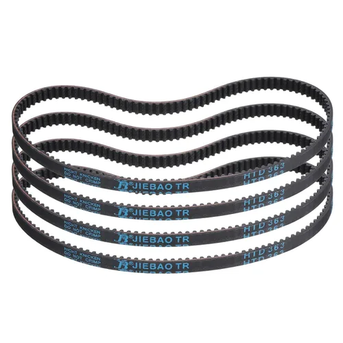 Vista 65 de uxcell 4 piezas HTD-3M Correa de Distribución de Goma 48 Dientes, Longitud de Paso 144mm x Ancho 6mm x Altura 2.4mm, Correa de Polea de Distribución