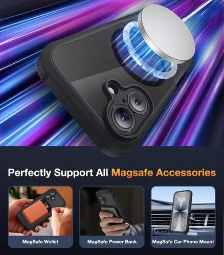 Vista 586 de DIACLARA - Funda transparente compatible con iPhone XR 6.1 pulgadas 2018