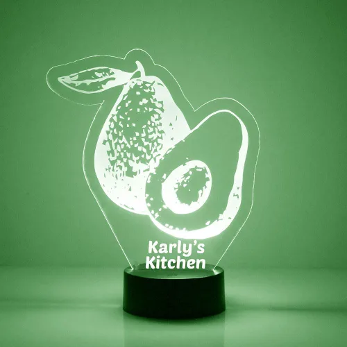 Vista 22 de MMS Food - Lámpara LED de luz nocturna, personalizada con tu nombre o texto, control remoto con 16 colores, 4 modos de luz, lámpara LED de regalo