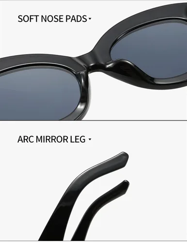 Vista 7 de GAOXIN Lentes de sol de moda con montura grande para hombres y mujeres para vacaciones al aire libre (color F, tamaño mediano)