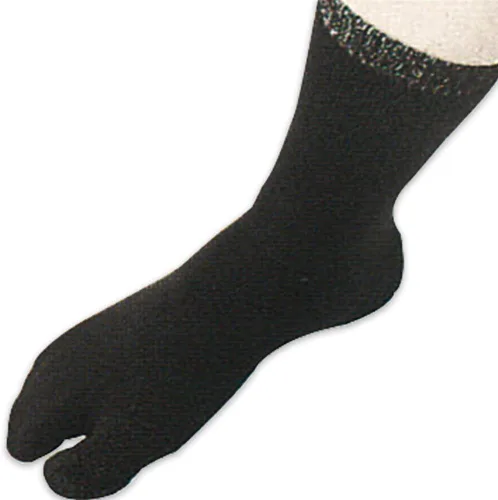 Vista 2 de BladesUSA Calcetines Ninja Tabi de talla única, para hombre, color negro