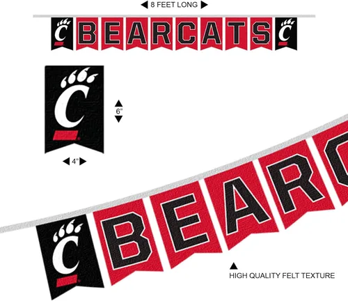 Vista 5 de Banderines de cadena de Cincinnati Bearcats