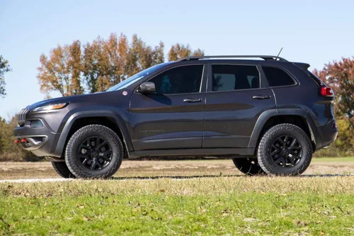 Vista 3 de Rough Country, kit de elevación de nivelación de 2 pulgadas para Jeep Cherokee KL 2014-2022 - 60400