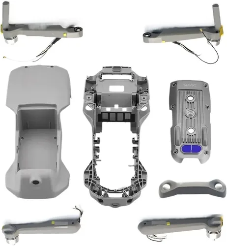 Vista 2 de FansEe Arm Body Shell Middle Frame Bottom Shell Upper Cover for for Mavic Air 2 Replacement Repair Parts (Color : Set Shell)